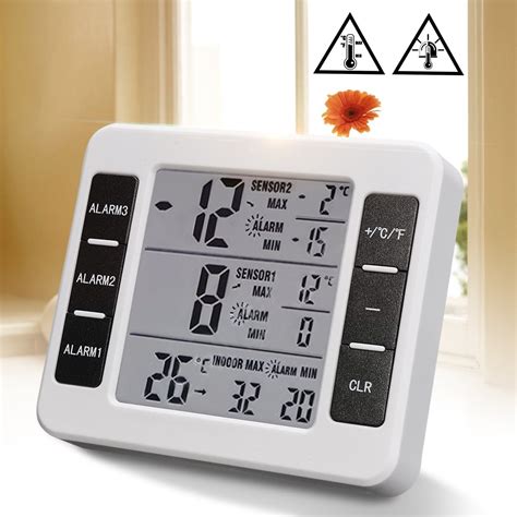 wireless freezer thermometer with alarm